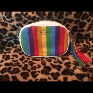 Kate Spade Kortney rainbow cross body.